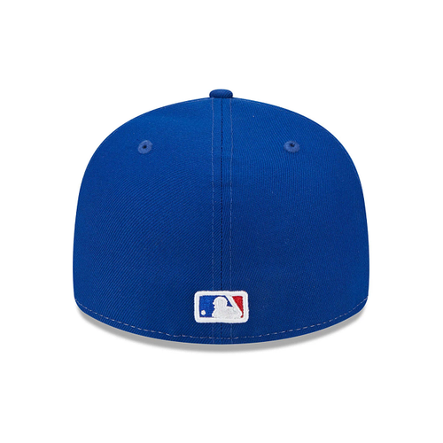 Atlanta Braves MLB New Era Men's White/Royal 59Fifty 2023 City Connect Fitted Hat