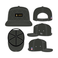 New Orleans Saints NFL New Era Men's Charcoal 9Seventy 2025 Sideline Split Panel Snapback