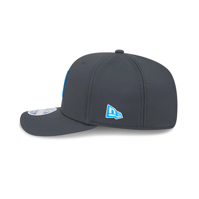 Detroit Lions NFL New Era Men's Charcoal 9Seventy 2025 Sideline Stretch Snapback