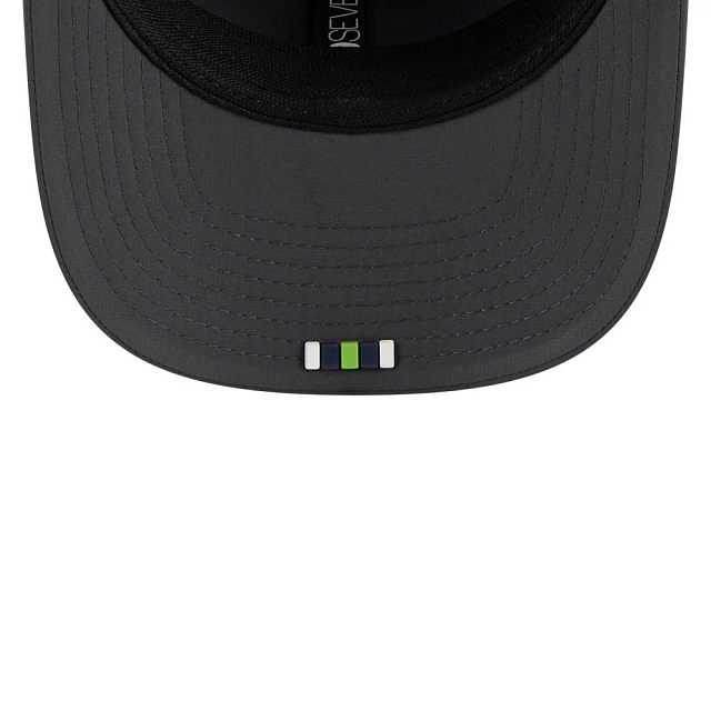 Seattle Seahawks NFL New Era Men's Charcoal 9Seventy 2025 Sideline Stretch Snapback