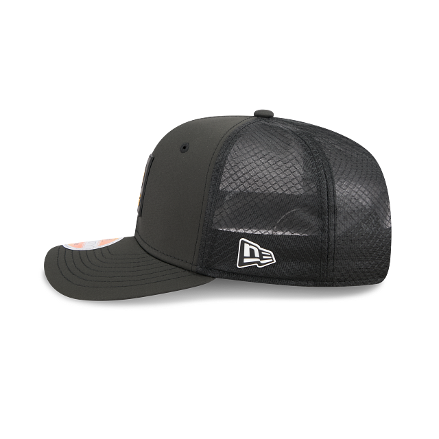 Pittsburgh Steelers NFL New Era Men's Charcoal 9Seventy 2025 Sideline Hot Weather Trucker Snapback