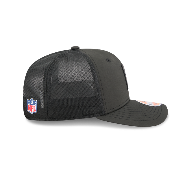 New York Jets NFL New Era Men's Charcoal 9Seventy 2025 Sideline Hot Weather Trucker Snapback