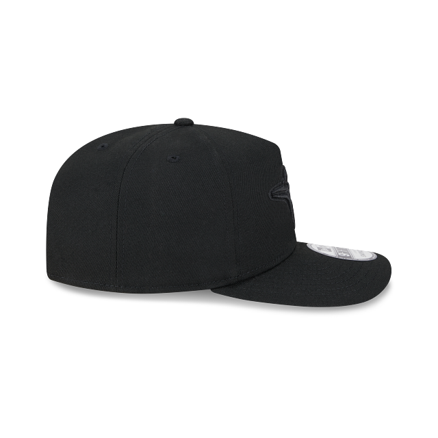 Toronto Blue Jays MLB New Era Men's Black on Black 9Fifty A-Frame Snapback