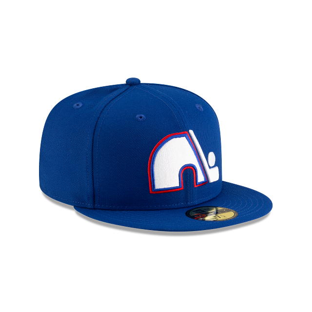 Quebec Nordiques NHL New Era Men's Royal Blue Vintage Collection 59Fifty Basic Fitted Hat