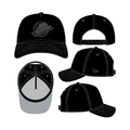 Vancouver Canucks NHL New Era Men's Black on Black 9Forty A-Frame Snapback Hat