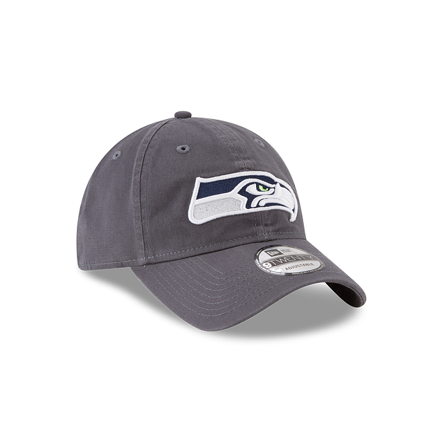 Seattle Seahawks NFL New Era Men's Grey 9Twenty Core Classic Adjustable Hat