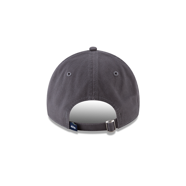 Seattle Seahawks NFL New Era Men's Grey 9Twenty Core Classic Adjustable Hat