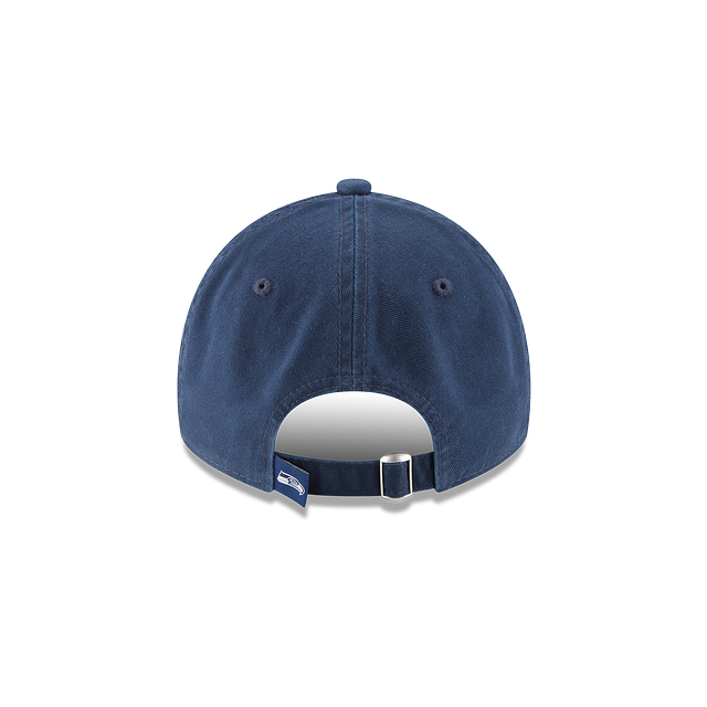 Seattle Seahawks NFL New Era Men's Navy 9Twenty Core Classic Adjustable Hat