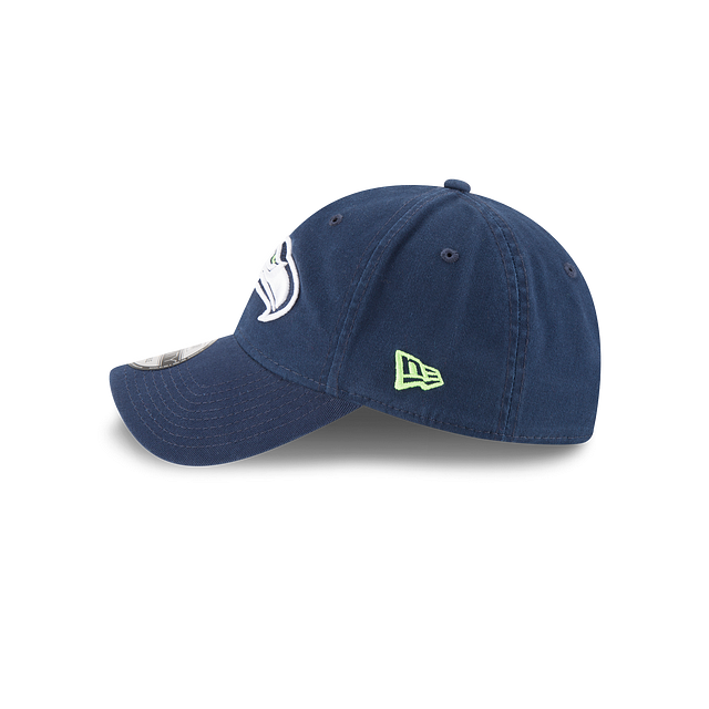Seattle Seahawks NFL New Era Men's Navy 9Twenty Core Classic Adjustable Hat