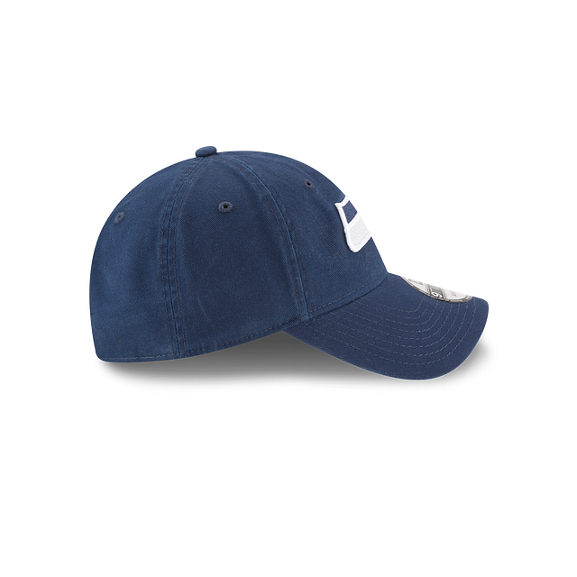 Seattle Seahawks NFL New Era Men's Navy 9Twenty Core Classic Adjustable Hat