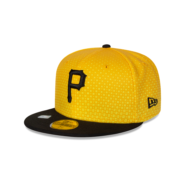 Pittsburgh Pirates MLB New Era Men's Yellow Black 59Fifty 2023 City Connect Fitted Hat