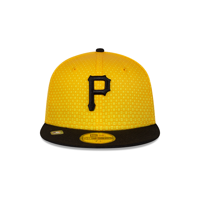 Pittsburgh Pirates MLB New Era Men's Yellow Black 59Fifty 2023 City Connect Fitted Hat