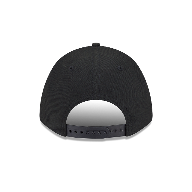 New England Patriots NFL New Era Men's Black White 9FORTY M-Crown Adjustable A-Frame Hat