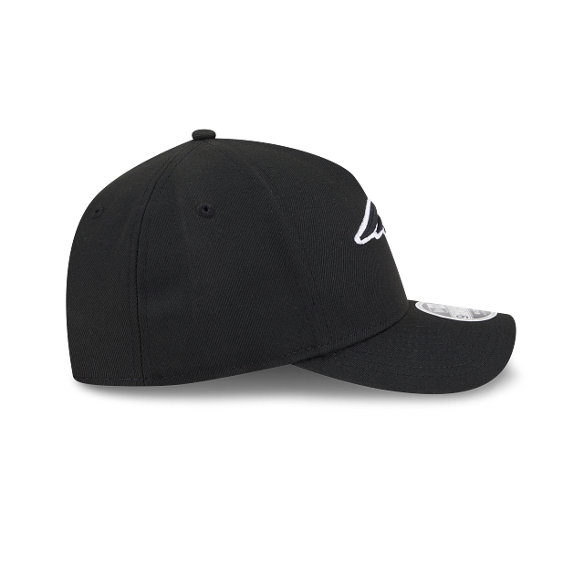 New England Patriots NFL New Era Men's Black White 9FORTY M-Crown Adjustable A-Frame Hat