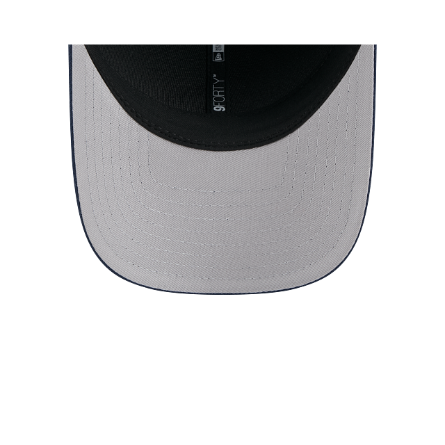 Denver Broncos NFL New Era Men's Black on Black 9FORTY M-Crown Adjustable A-Frame Hat