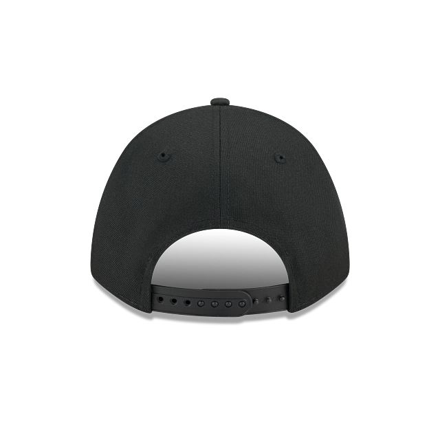 Denver Broncos NFL New Era Men's Black on Black 9FORTY M-Crown Adjustable A-Frame Hat