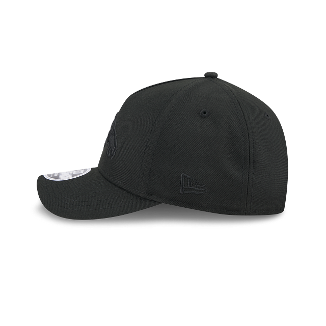Denver Broncos NFL New Era Men's Black on Black 9FORTY M-Crown Adjustable A-Frame Hat
