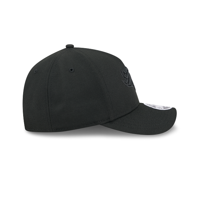 Denver Broncos NFL New Era Men's Black on Black 9FORTY M-Crown Adjustable A-Frame Hat