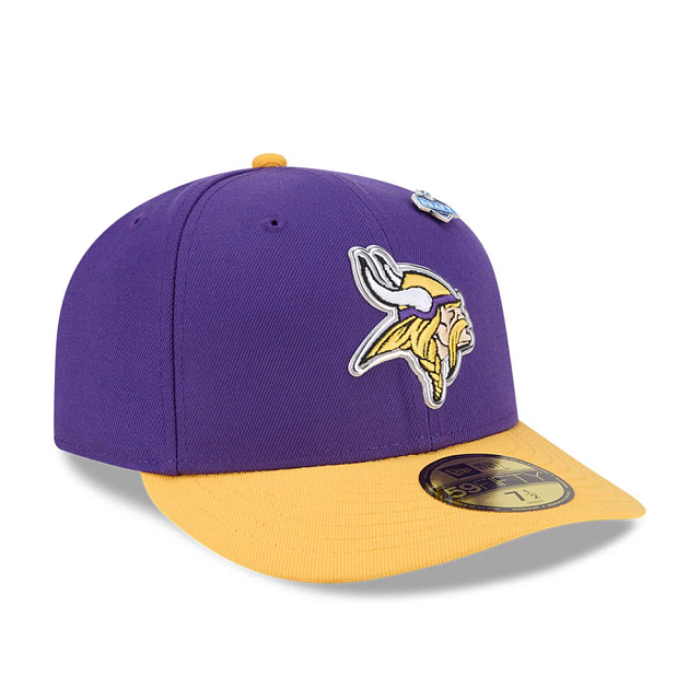 Minnesota Vikings NFL New Era Men's Purple 59Fifty 2026 Draft Fitted Hat