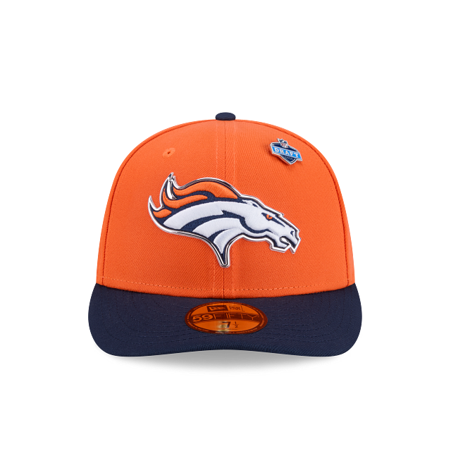 Denver Broncos NFL New Era Men's Orange 59Fifty Pre-Curved 2026 Draft Fitted Hat