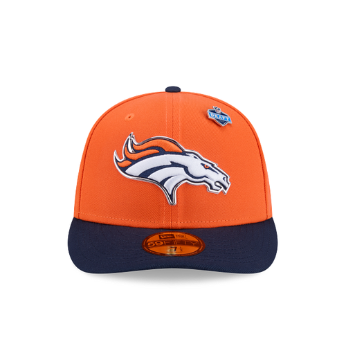 Denver Broncos NFL New Era Men's Orange 59Fifty Pre-Curved 2026 Draft Fitted Hat