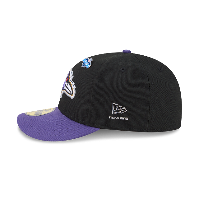 Baltimore Ravens NFL New Era Men's Black 59Fifty Pre-Curved 2026 Draft Fitted Hat