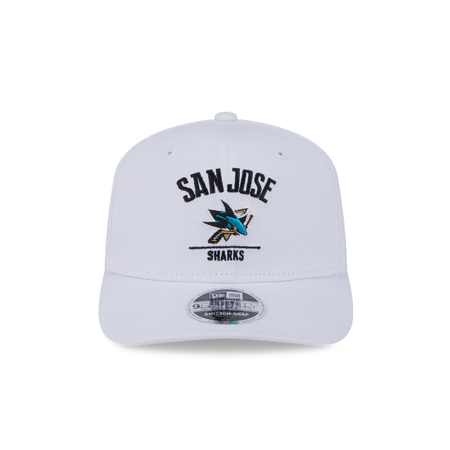 San Jose Sharks NHL New Era Men's White 9Seventy Snapback Hat