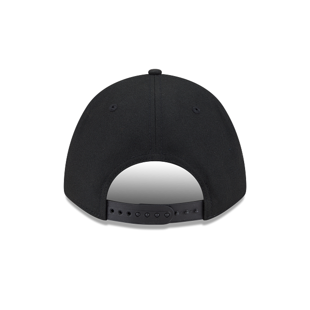 Los Angeles Dodgers MLB New Era Men's Black on Black 9Forty M-Crown Adjustable A-Frame Hat