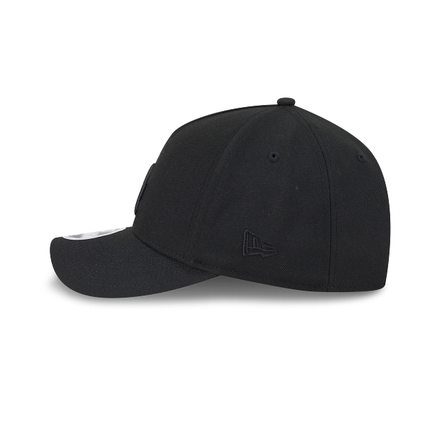 Los Angeles Dodgers MLB New Era Men's Black on Black 9Forty M-Crown Adjustable A-Frame Hat