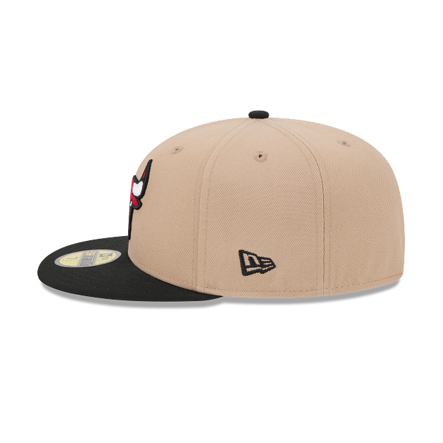 New Era Chicago Bulls 59FIFTY Fitted Hat-Camel