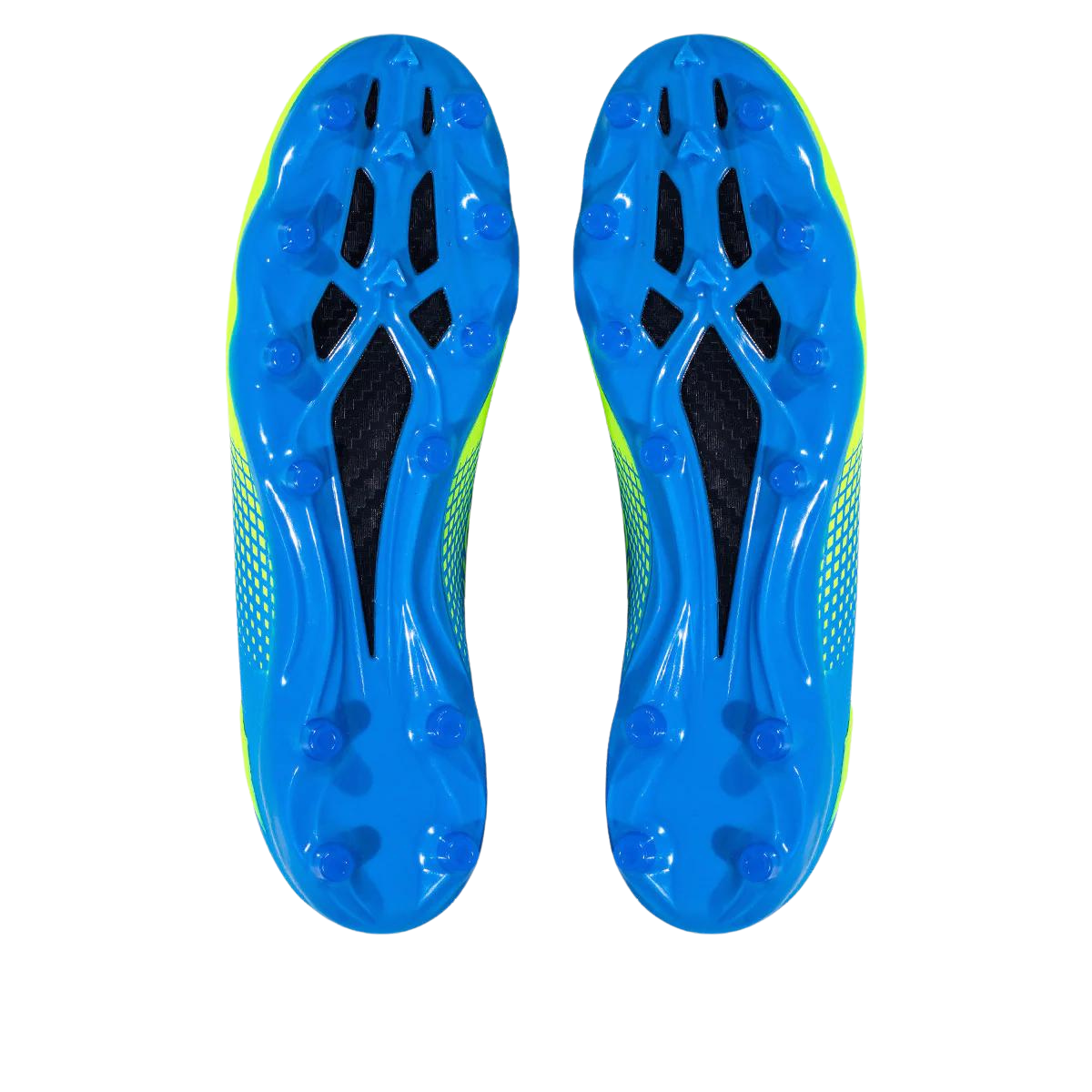 Quantum Energy Flag Football Cleats - Columbia Blue & Slime