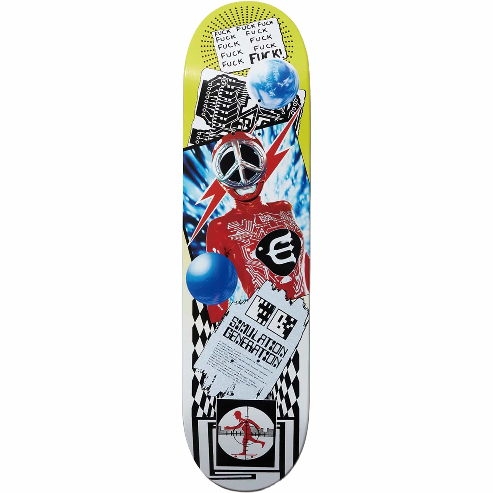 Evisen Bias Dogs Evinet Skateboard Deck 8.5"