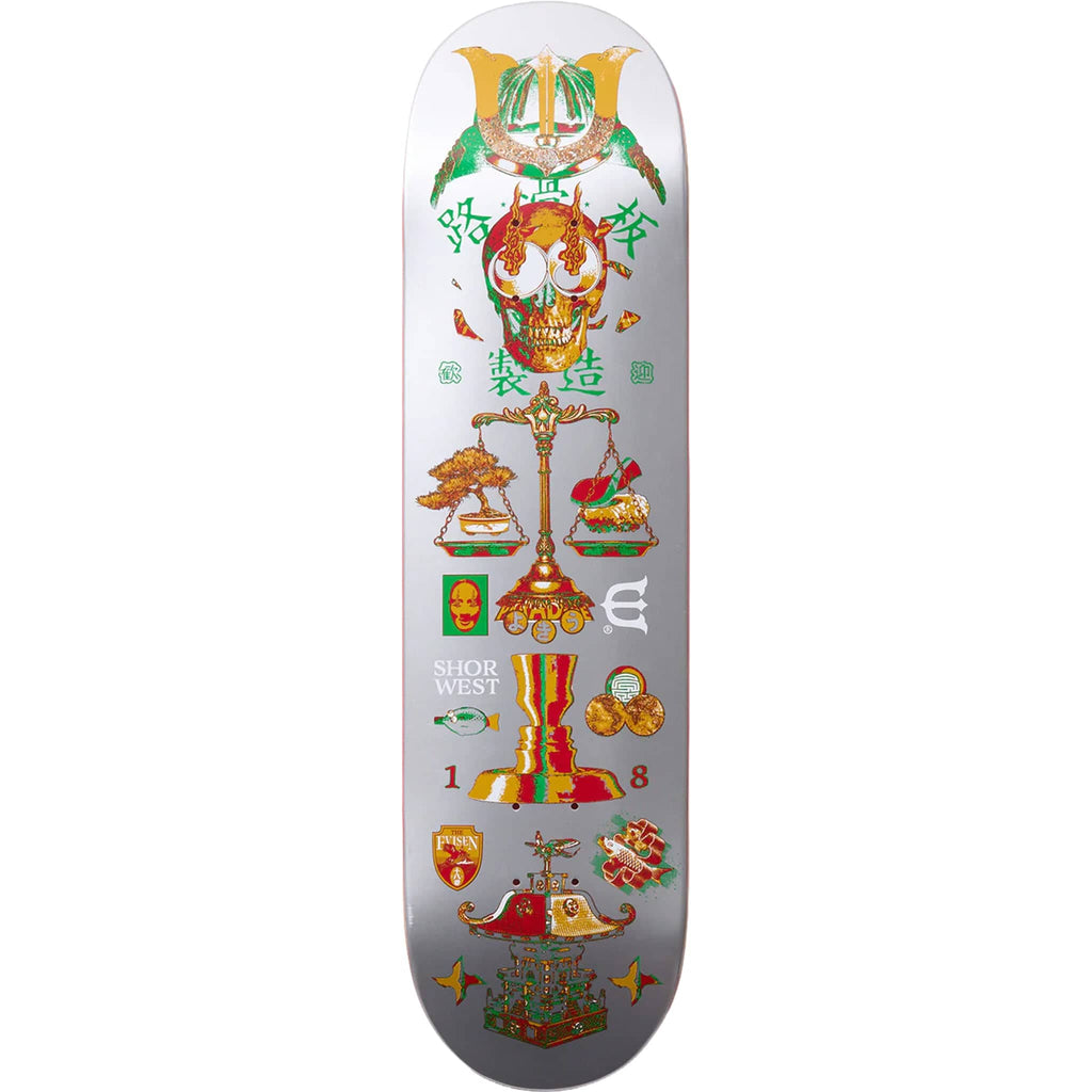 Evisen Shor West Dialogue Skateboard Deck 8.5"