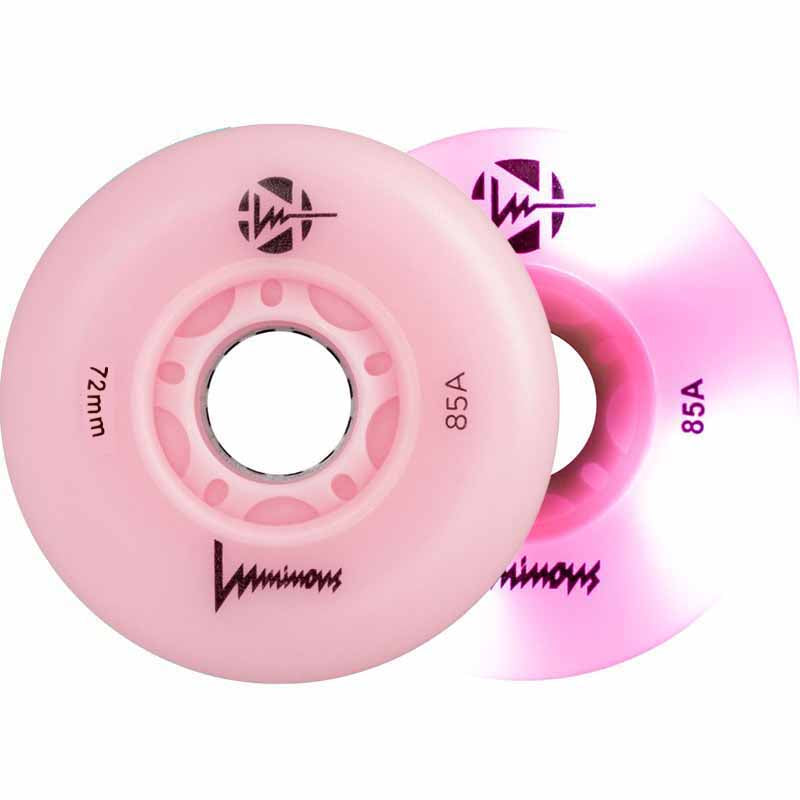 Luminous LED 72mm/85A Wheels (Pack of 4)