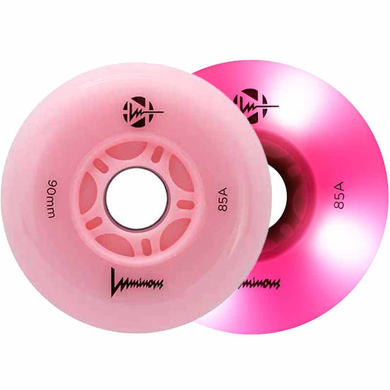 Luminous LED 90mm/85A Wheels (Pack of 4)