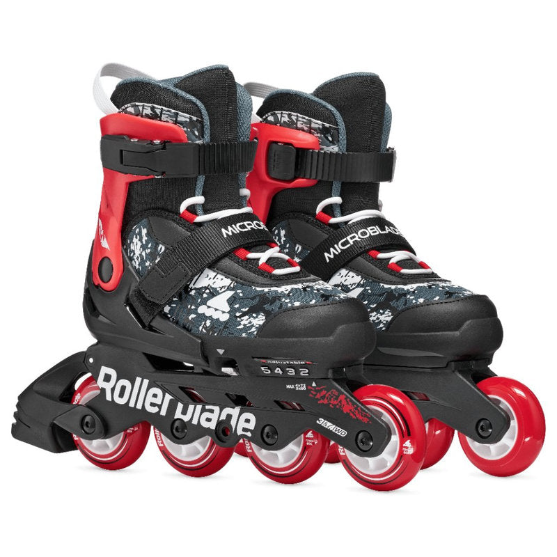 Rollerblade Microblade SL Black Red Kids Skates