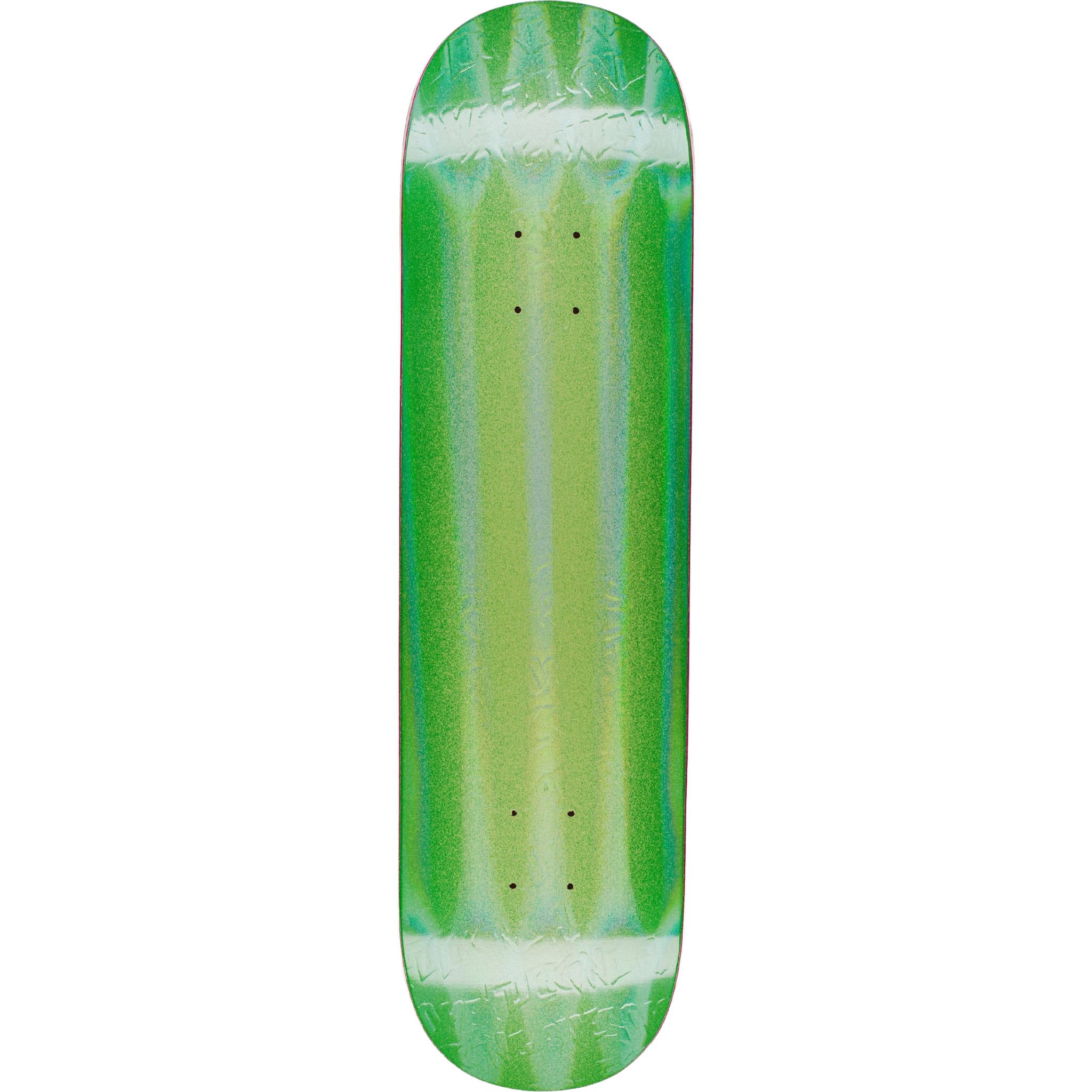 Fucking Awesome Neon Green Stamp Embossed Skateboard Deck 8.25"