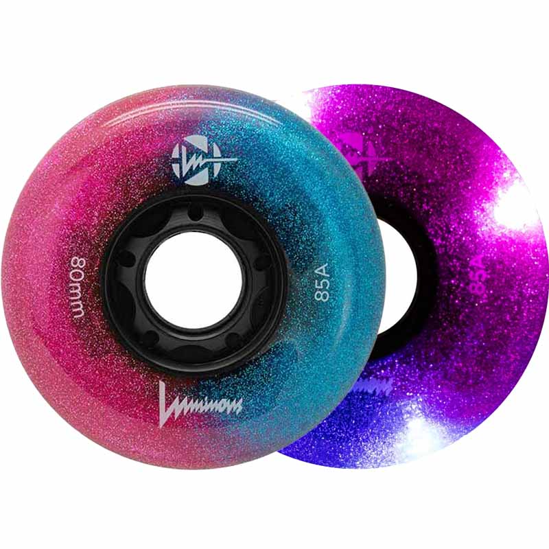 Luminous LED 80mm/85A Wheels (Pack of 4)