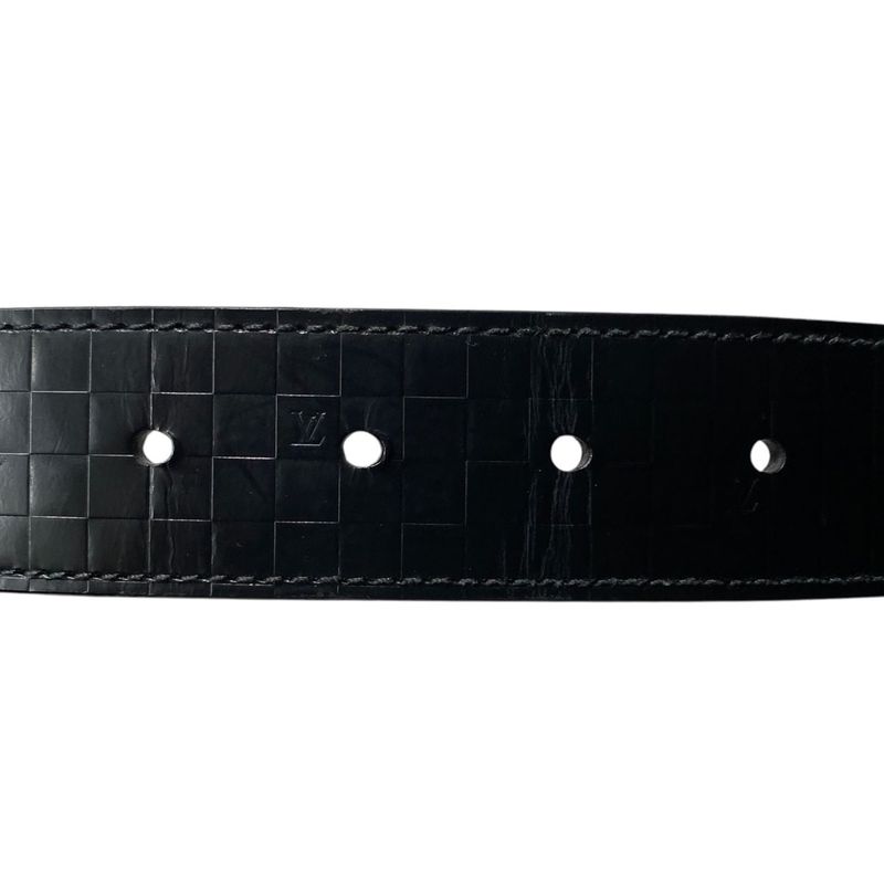 Louis Vuitton M6820 Belt Ceinture Avventur Leather 85 34 Black Em0334
