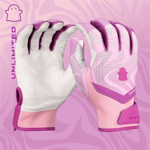 Easton Ghost Ethos Unlimited Fastpitch Batting Gloves Adult Lilac – Premium Grip Softball Gloves with Goatskin Leather Palm