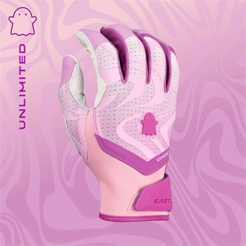 Easton Ghost Ethos Unlimited Fastpitch Batting Gloves Adult Lilac – Premium Grip Softball Gloves with Goatskin Leather Palm
