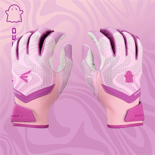 Easton Ghost Ethos Unlimited Fastpitch Batting Gloves Adult Lilac – Premium Grip Softball Gloves with Goatskin Leather Palm