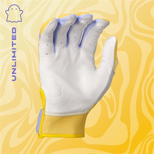 Easton Ghost Ethos Unlimited Fastpitch Batting Gloves Adult Lilac – Premium Grip Softball Gloves with Goatskin Leather Palm