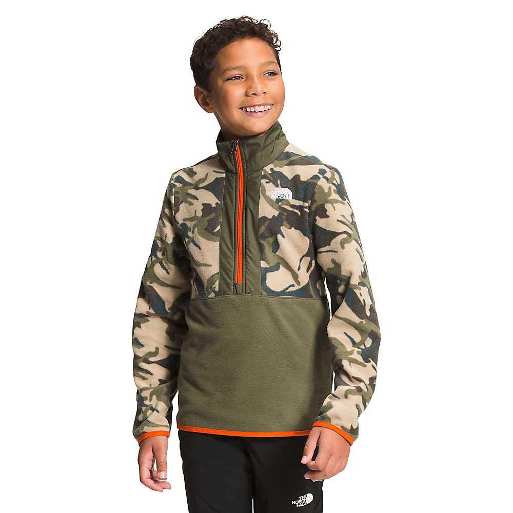 The North Face Youth Printed Glacier 1/4 Zip Top