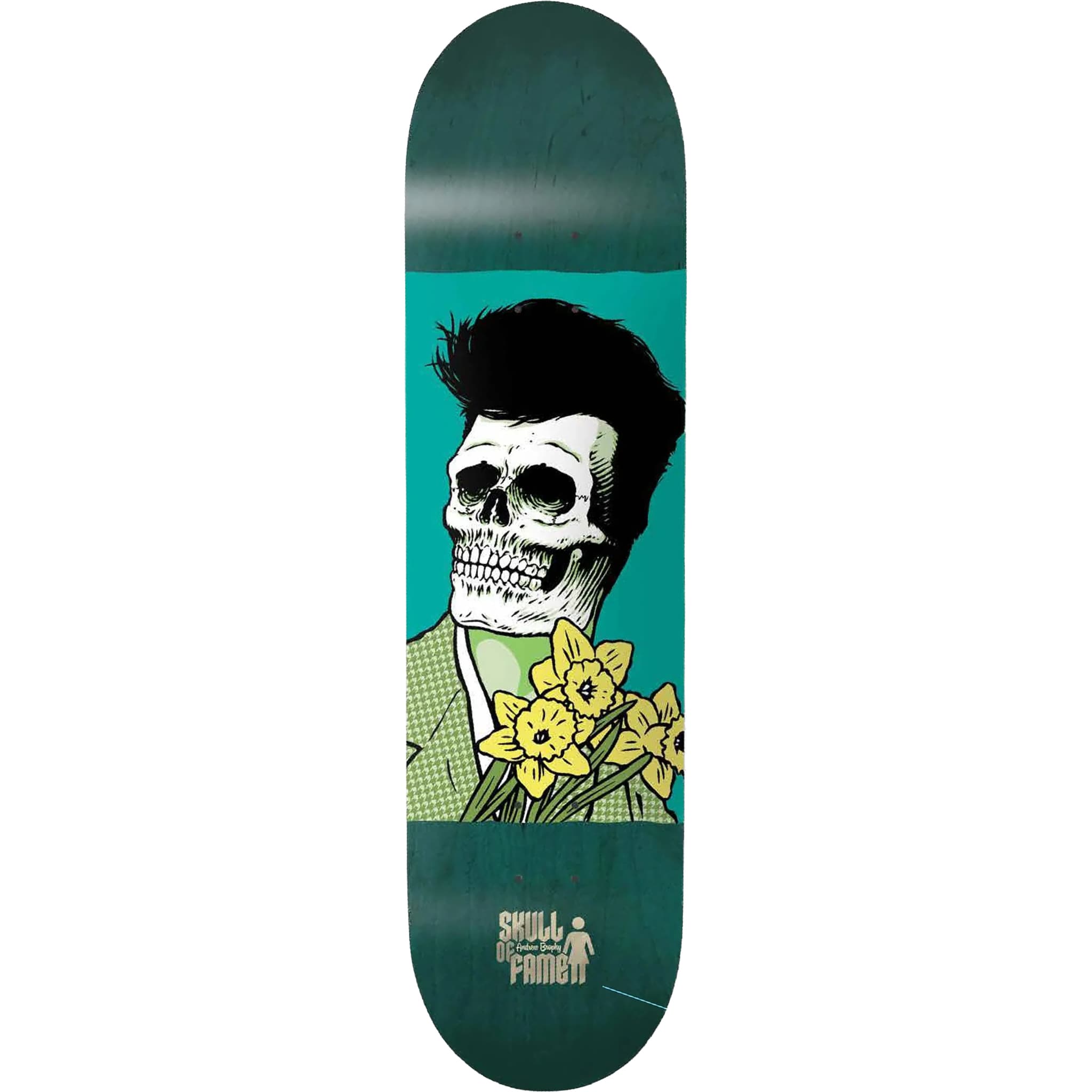 Girl Brophy Skull Of Fame Skateboard Deck 8.5"