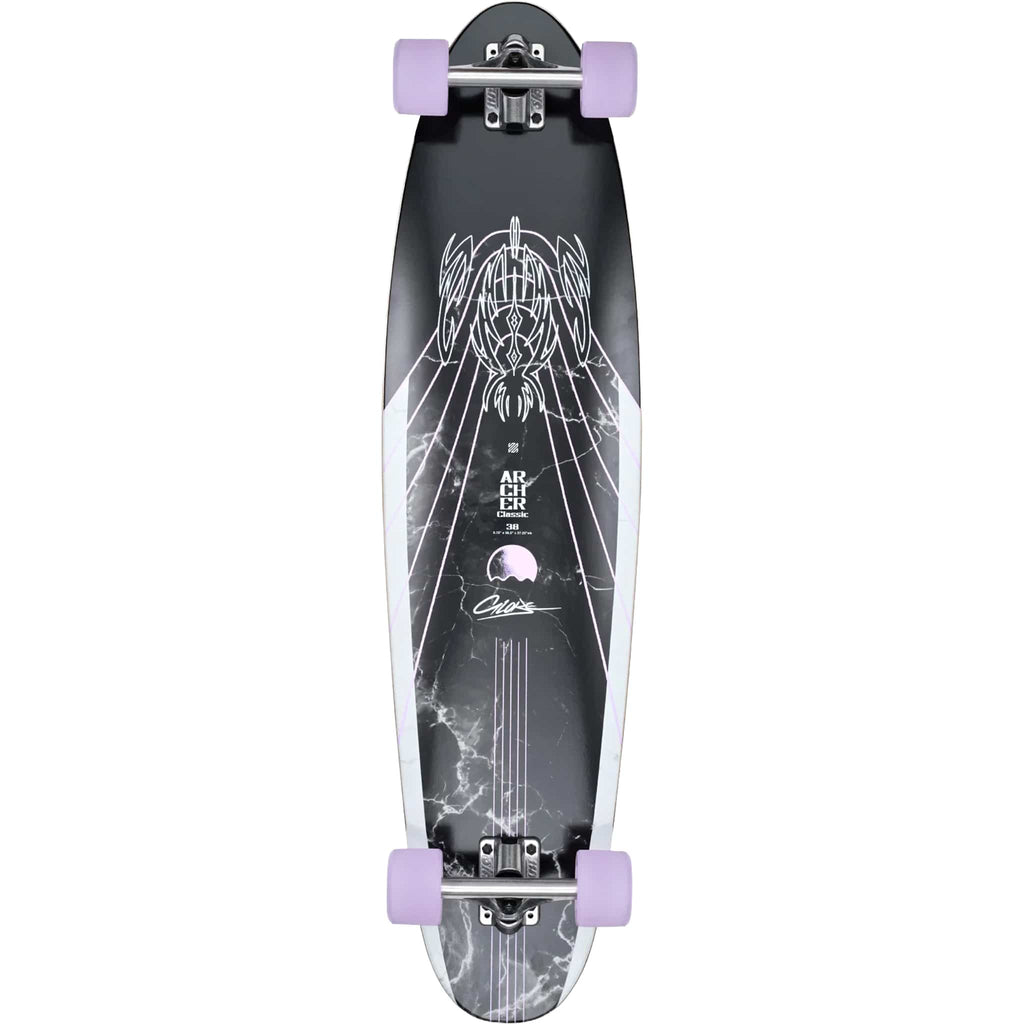 Globe Archer Classic Longboard Complete Bamboo Purple 38"