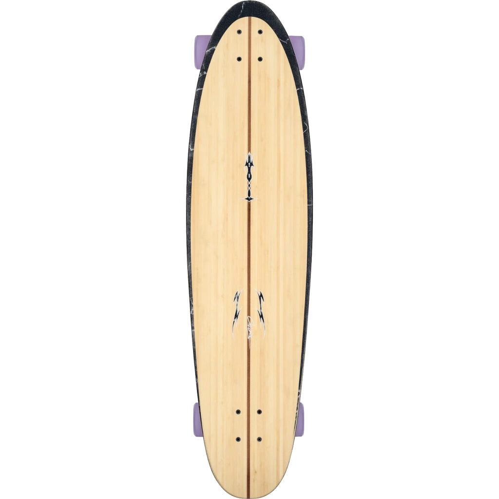 Globe Archer Classic Longboard Complete Bamboo Purple 38"