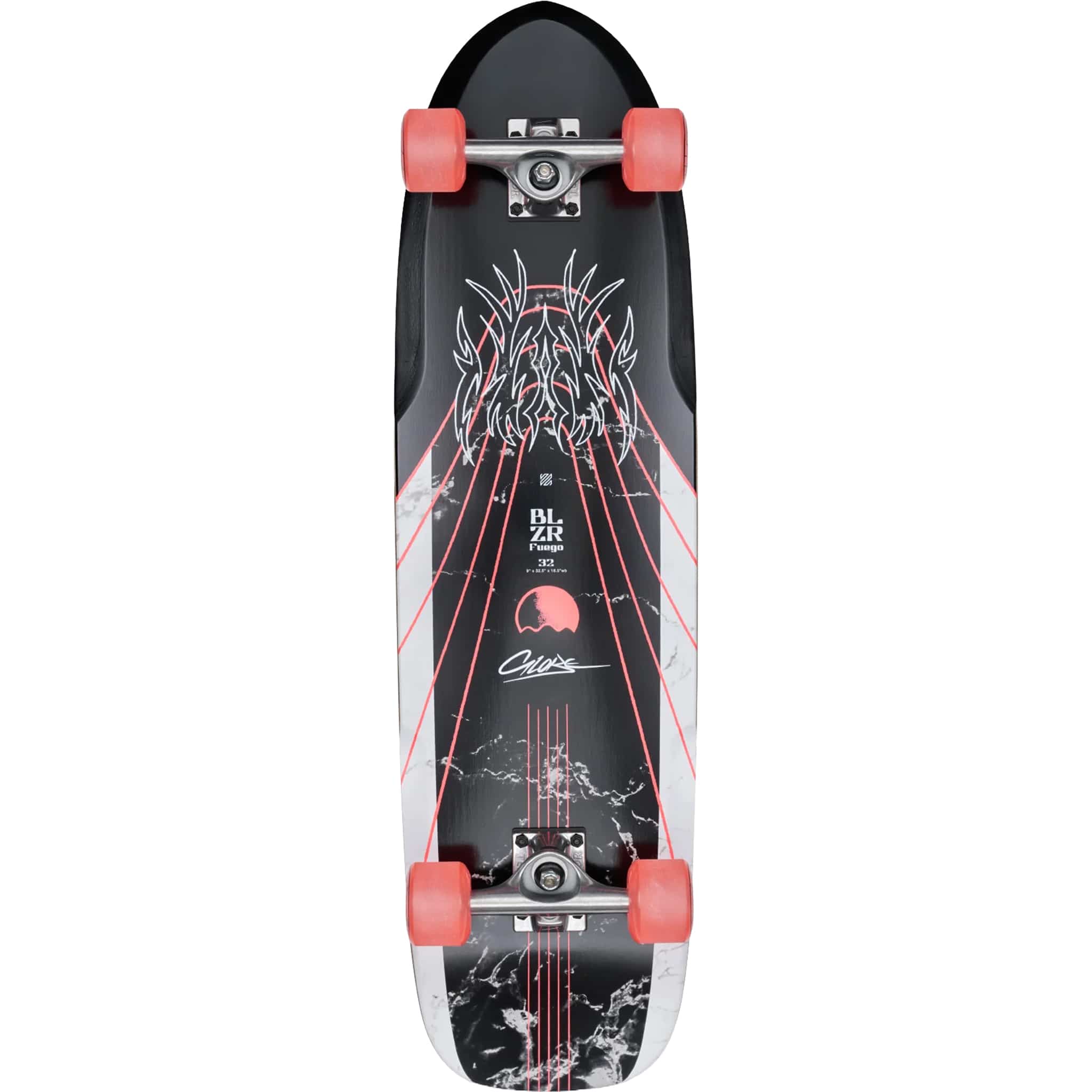 Globe Blazer Fuego 32 Cruiser Complete Bamboo Red 32"