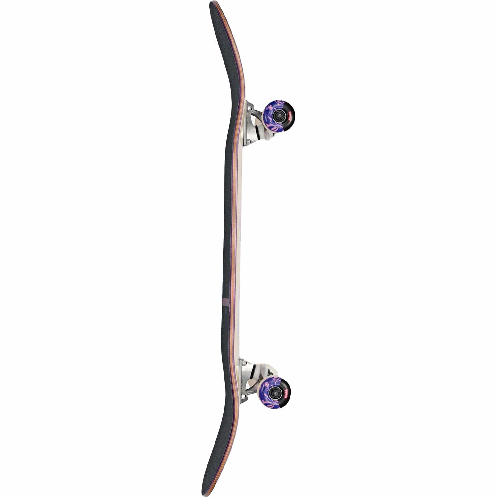 Globe G1 Mind Expansion Skateboard Complete Off White Purple 8.5"