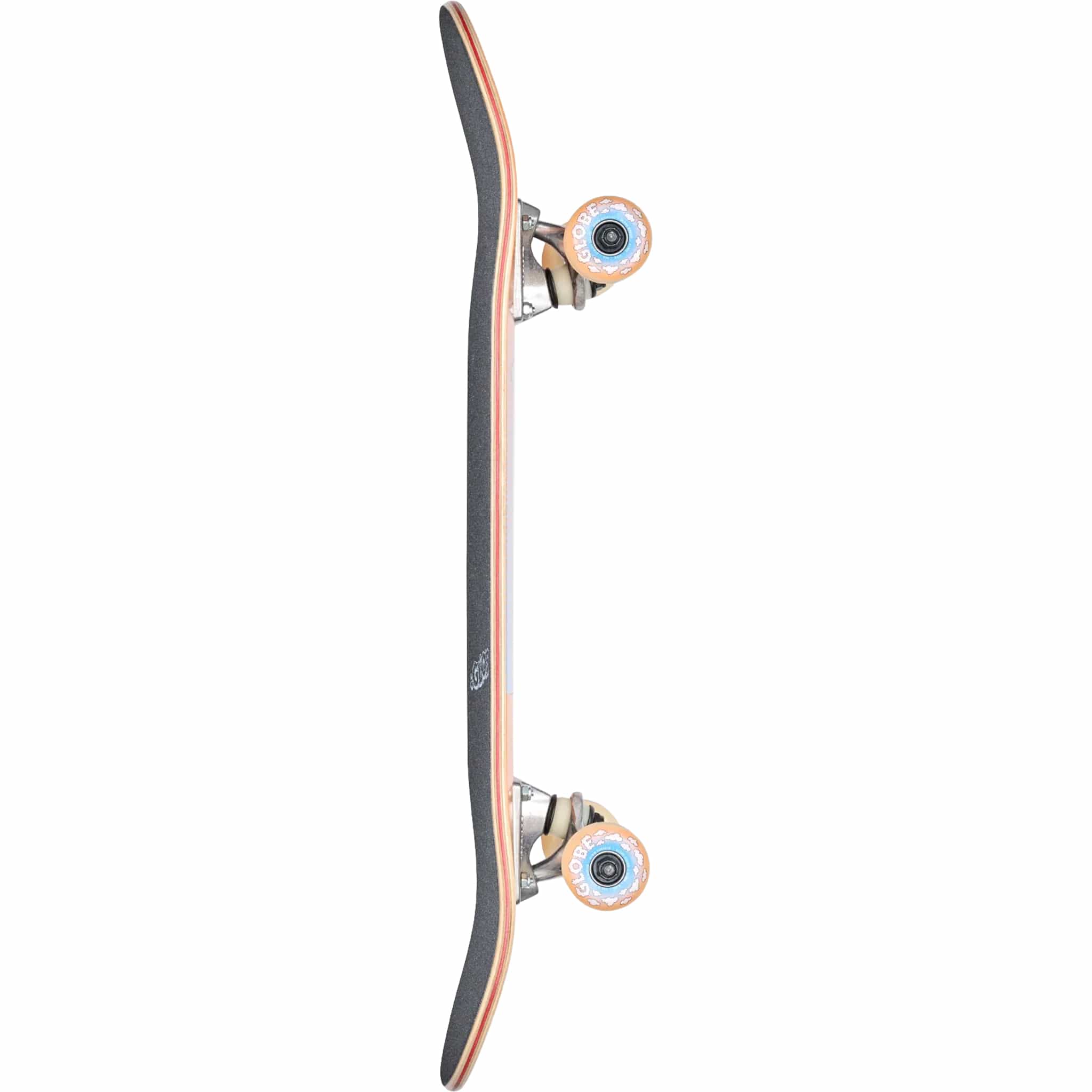 Globe Kids Wide Mini Skateboard Complete Flaming Eye 7.9"